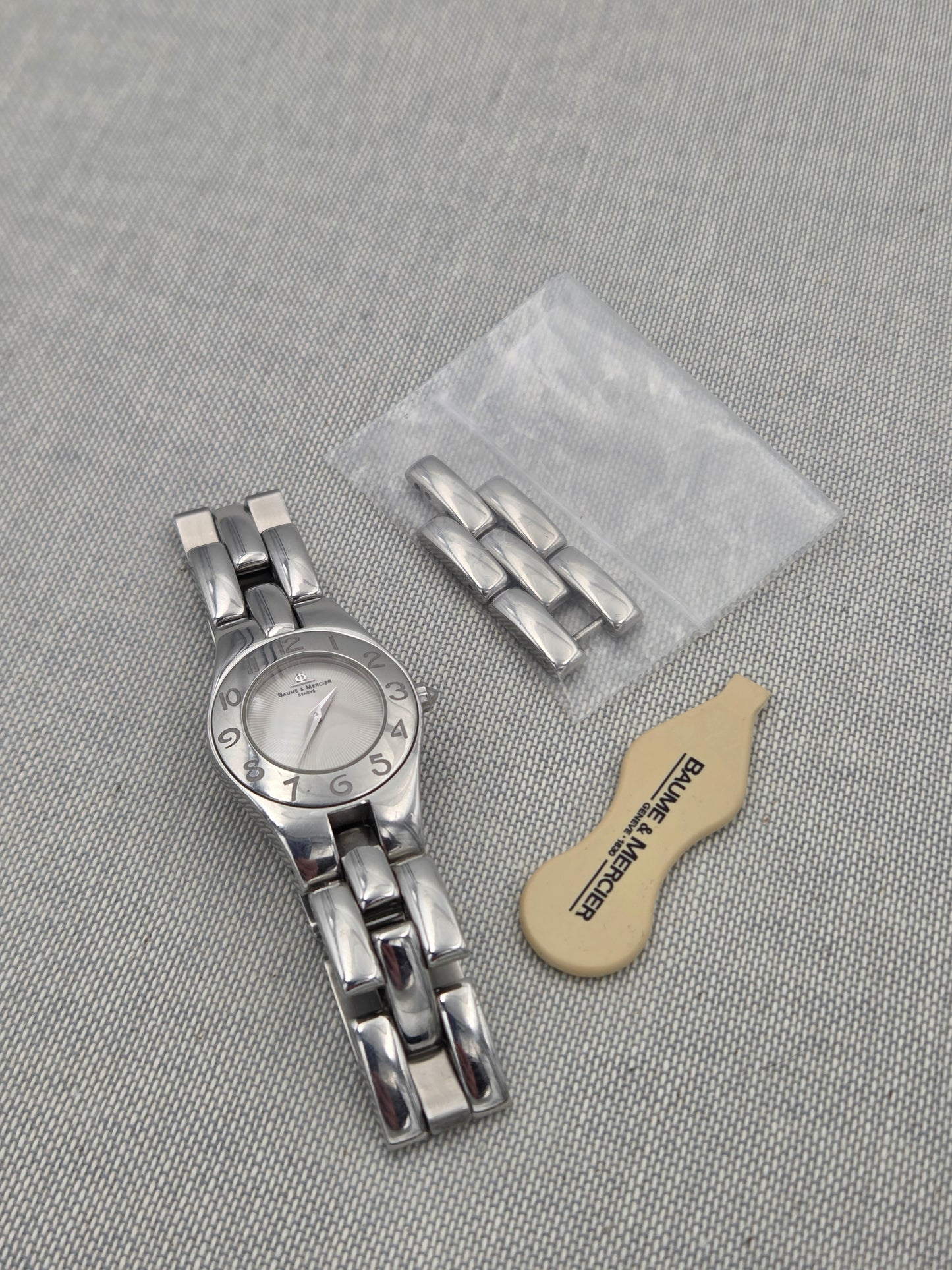Baume & mercier linea 25mm quartz stainless steel 65305