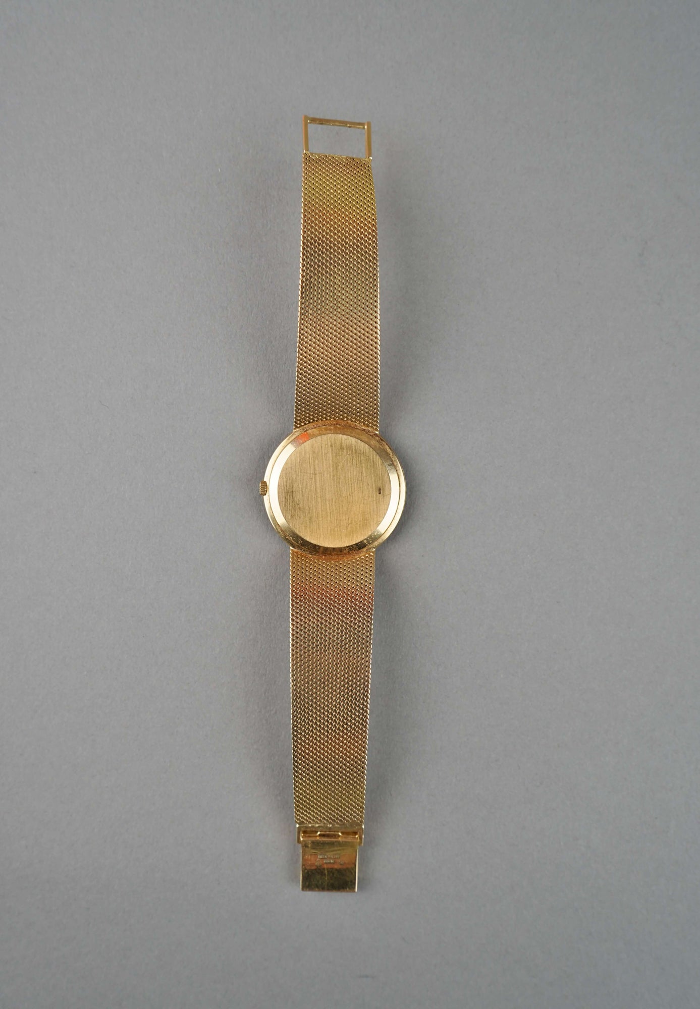 Patek philippe ref 3588 new old stock full set 1974 18k gold clous de paris