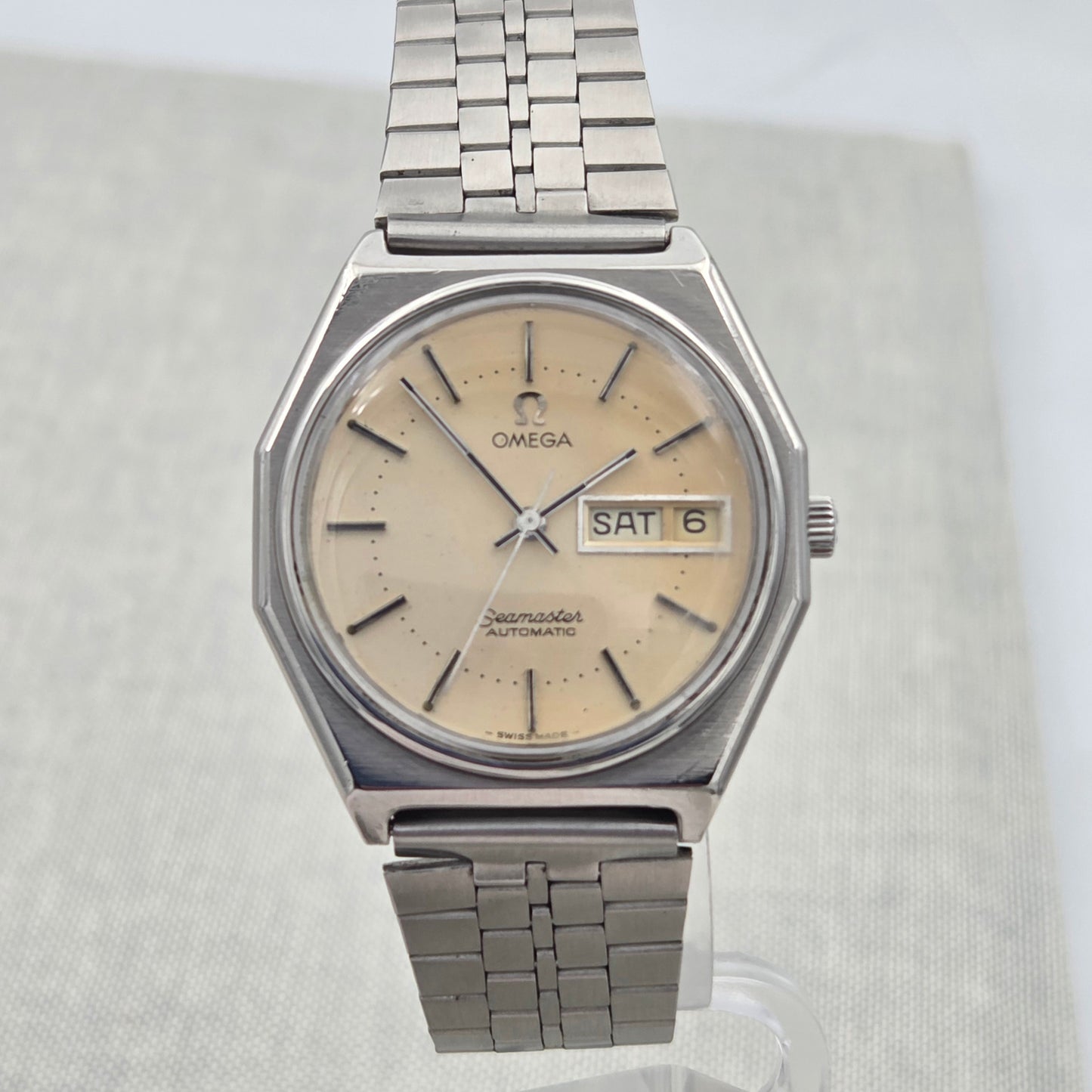 Omega seamaster rare octagonal day date automatic 36mm 166.0258