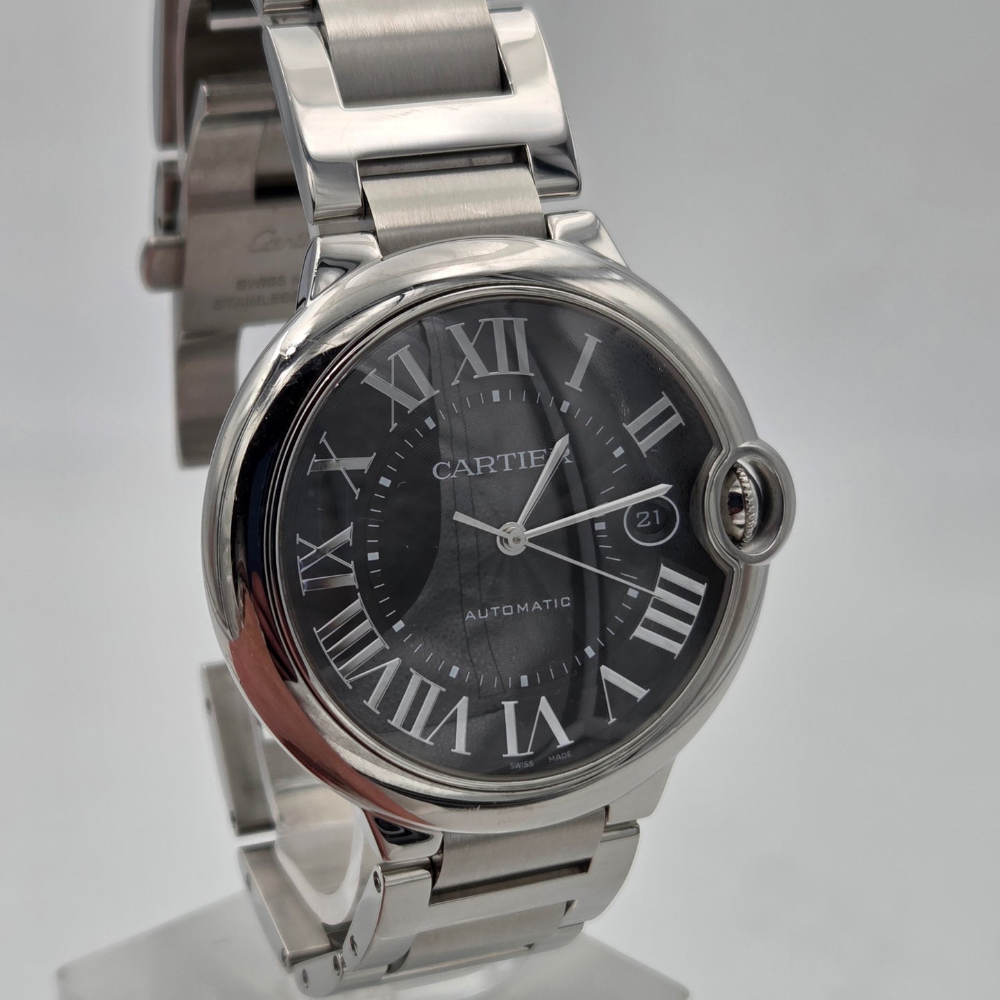 Cartier ballon bleu black dial 42mm 3765
