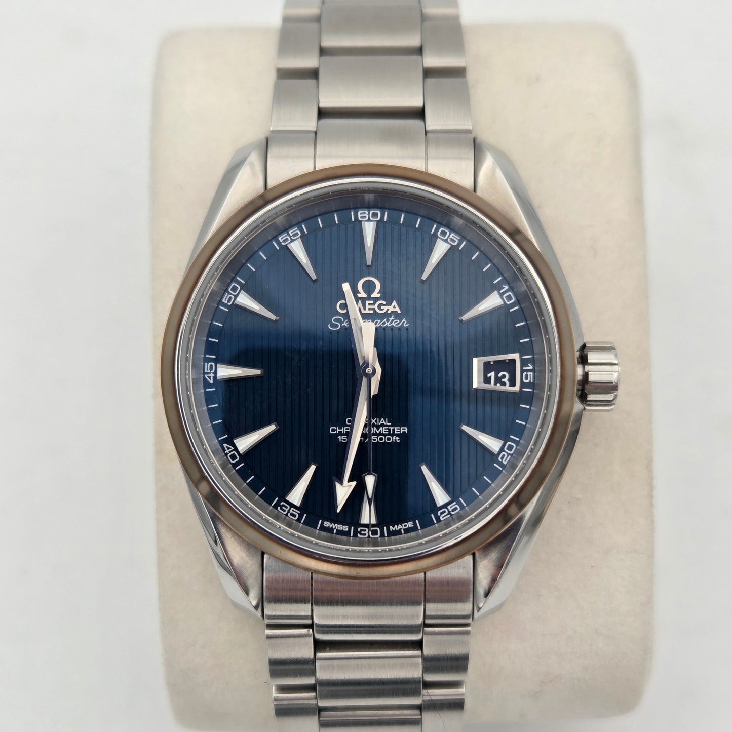 Omega aqua terra 39mm blue dial Skyfall James bond 231.10.39.21.03.001