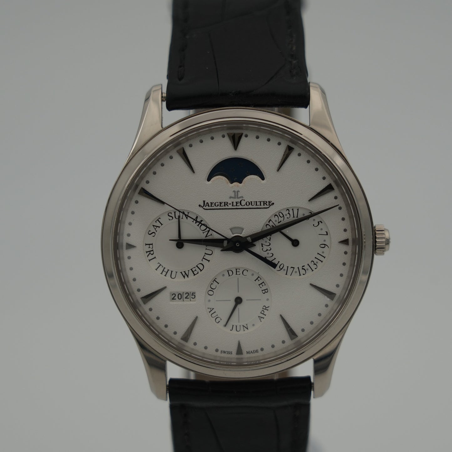Jaeger-Lecoultre master ultra thin perpetual calendar white gold q1303035