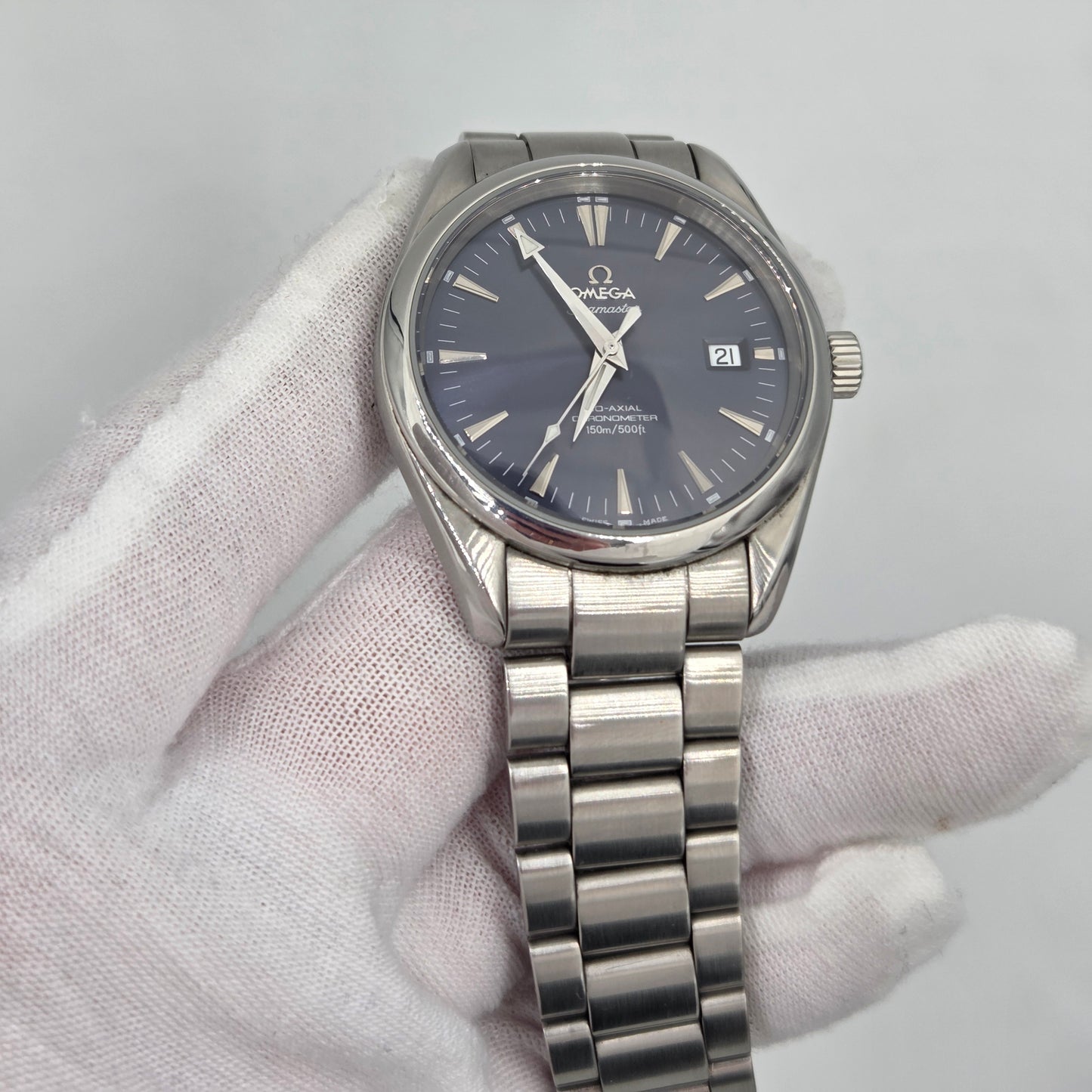 Omega aqua terra 39mm 2503.80 blue