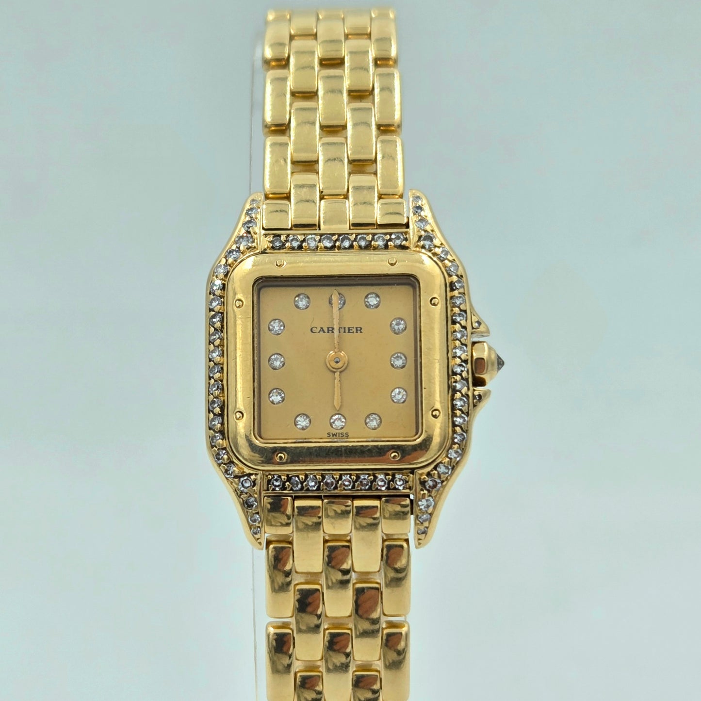 Cartier panthère small 18k gold full set ref 866919 8057915