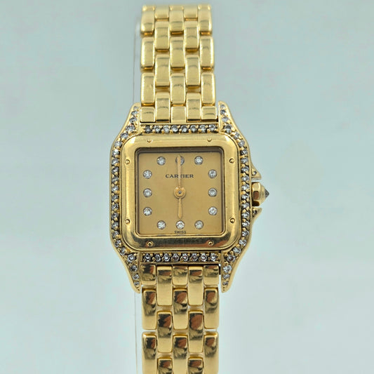 Cartier panthère small 18k gold full set ref 866919 8057915