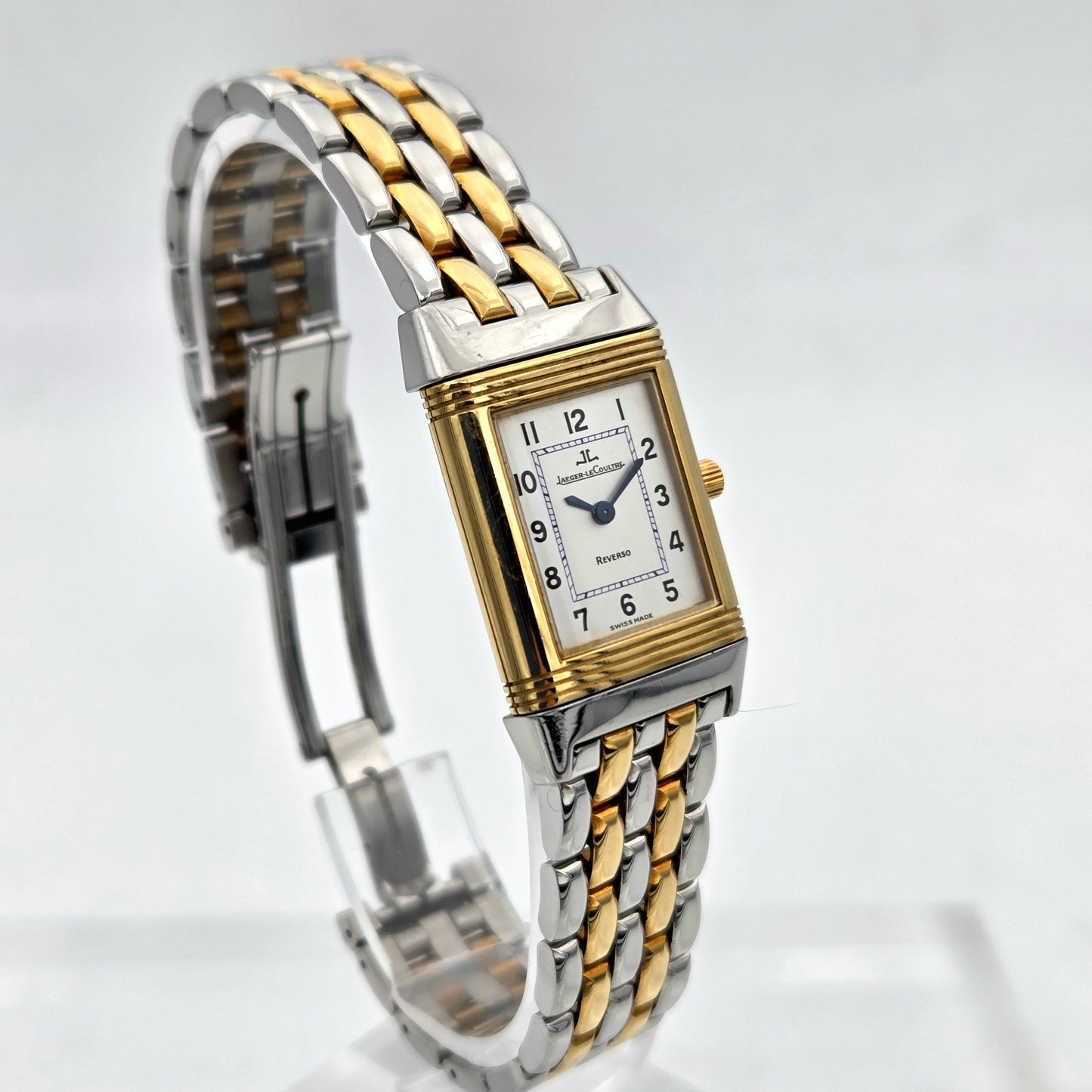 Jaeger-lecoultre Reverso gold and steel quartz 260.5.08