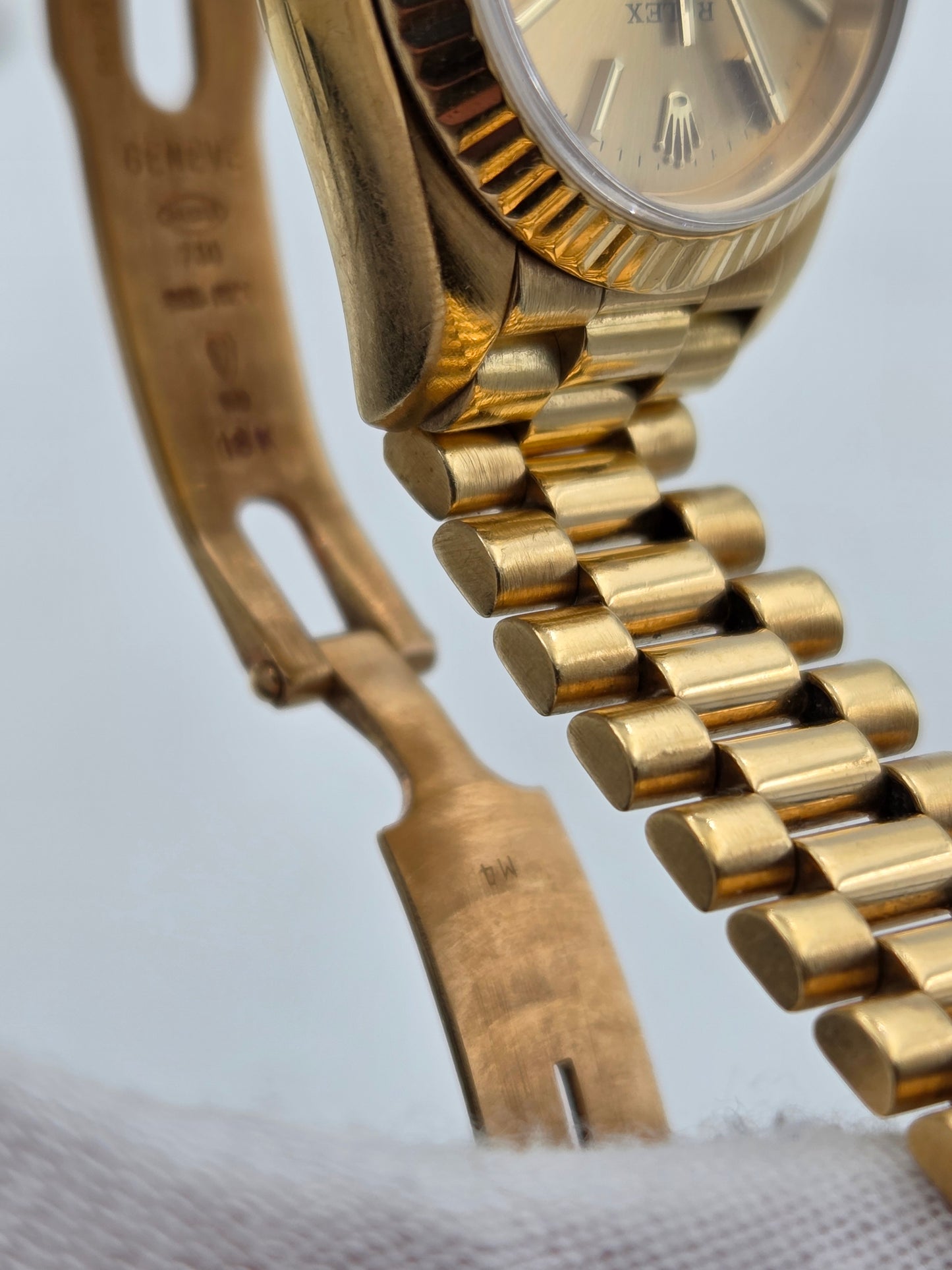Rolex 69178 Datejust 18k gold president bracelet from 1988