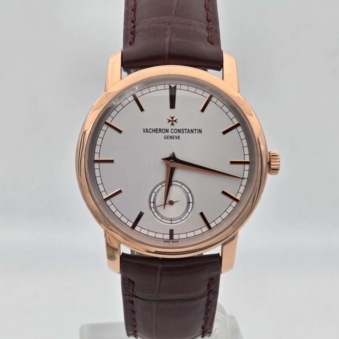 Vacheron Constantin Traditionnelle 82172/000R-9382 mint 18k rose gold manual winding dress watch, small seconds, 38mm, original papers 2012