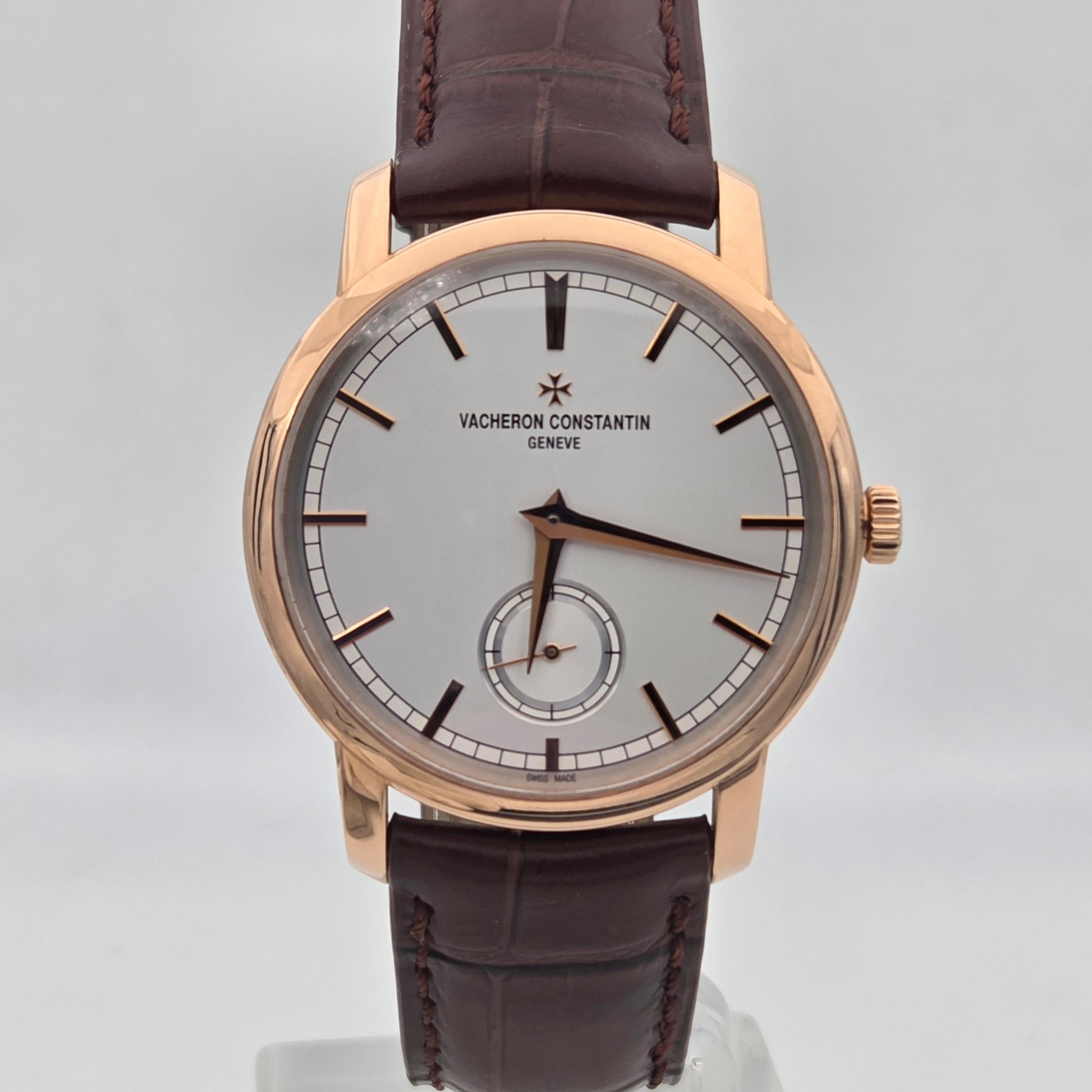 Vacheron Constantin Traditionnelle 82172/000R-9382 mint 18k rose gold manual winding dress watch, small seconds, 38mm, original papers 2012