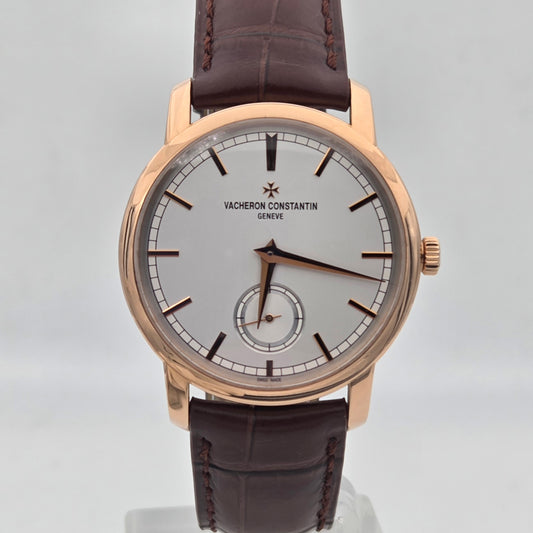 Vacheron Constantin Traditionnelle 82172/000R-9382 mint 18k rose gold manual winding dress watch, small seconds, 38mm, original papers 2012