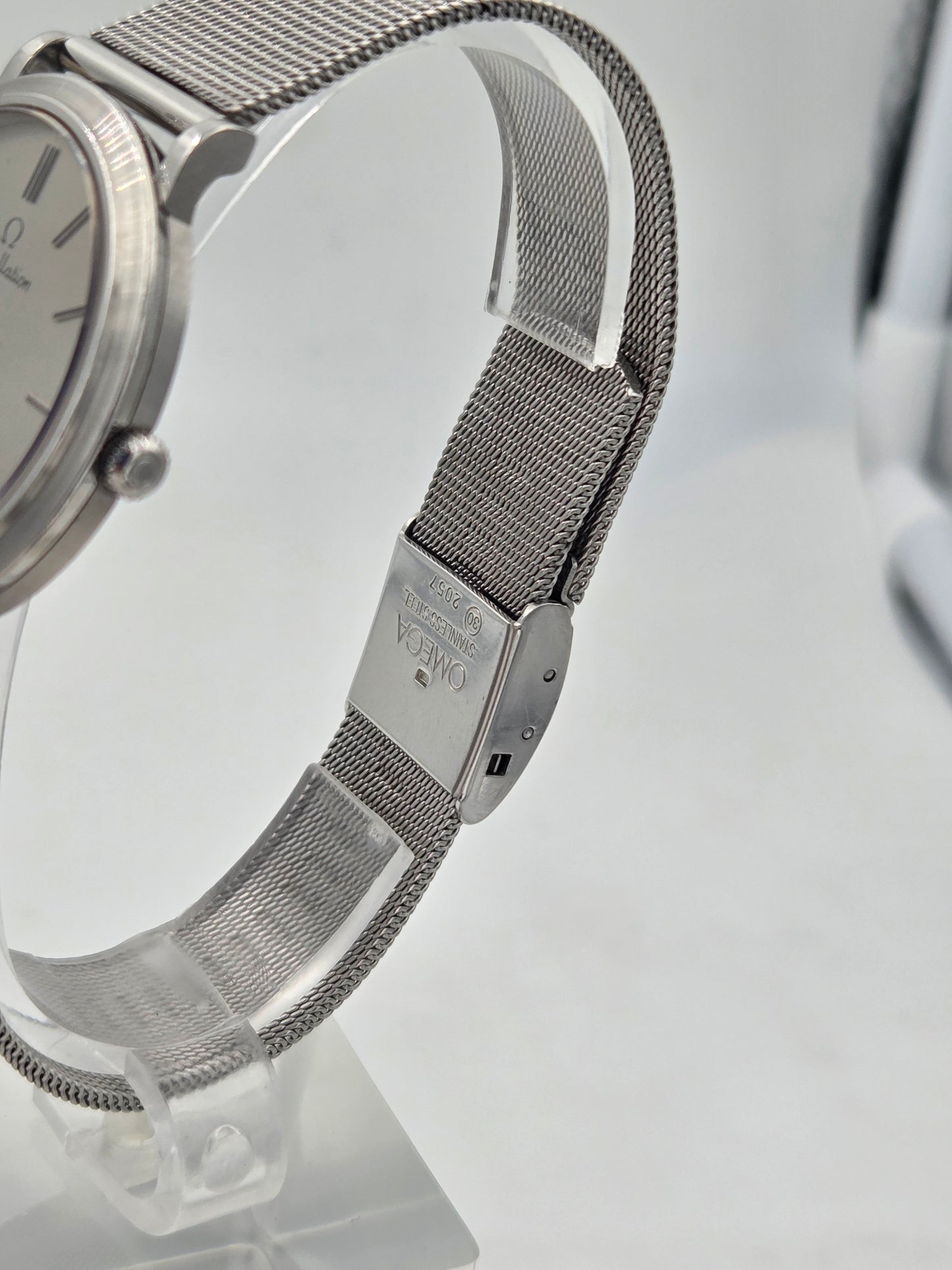Omega Constellation automatic ultra thin 157.0001 calibre 712, mesh bracelet 2057