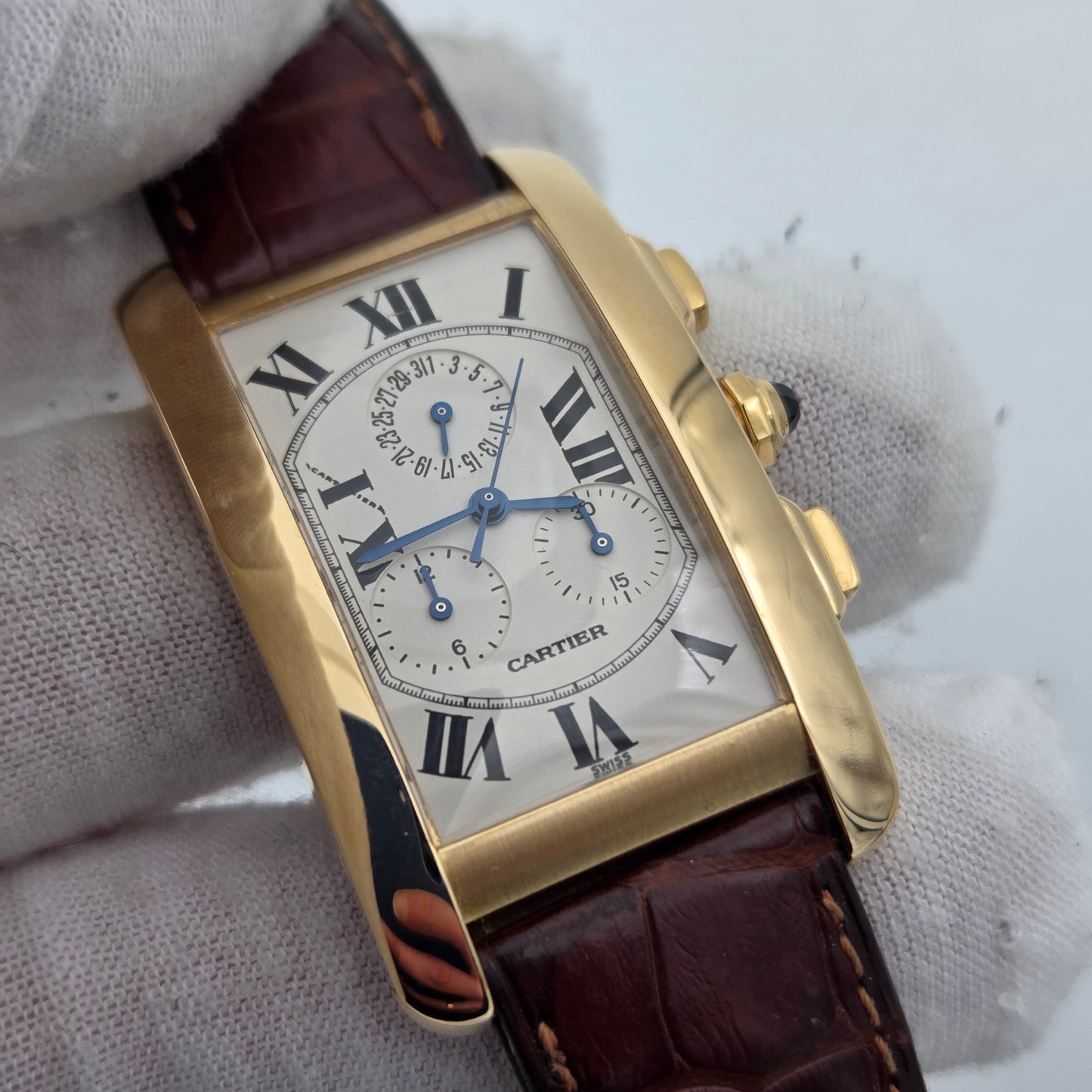 Cartier tank américaine chronoreflex chronograph ref 1730