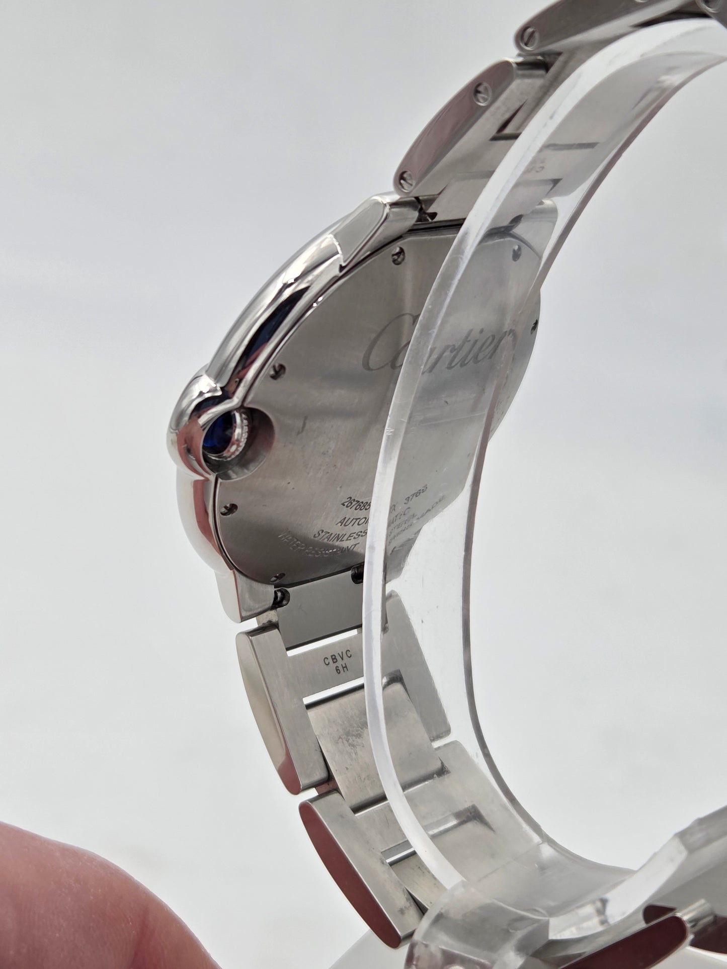 Cartier ballon bleu black dial 42mm 3765