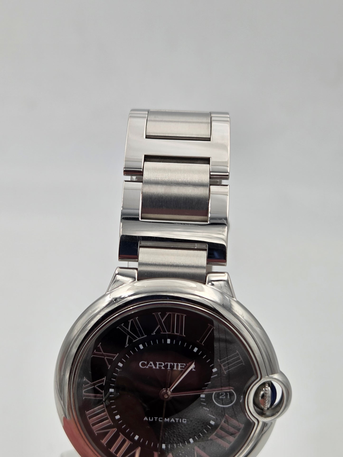 Cartier ballon bleu black dial 42mm 3765