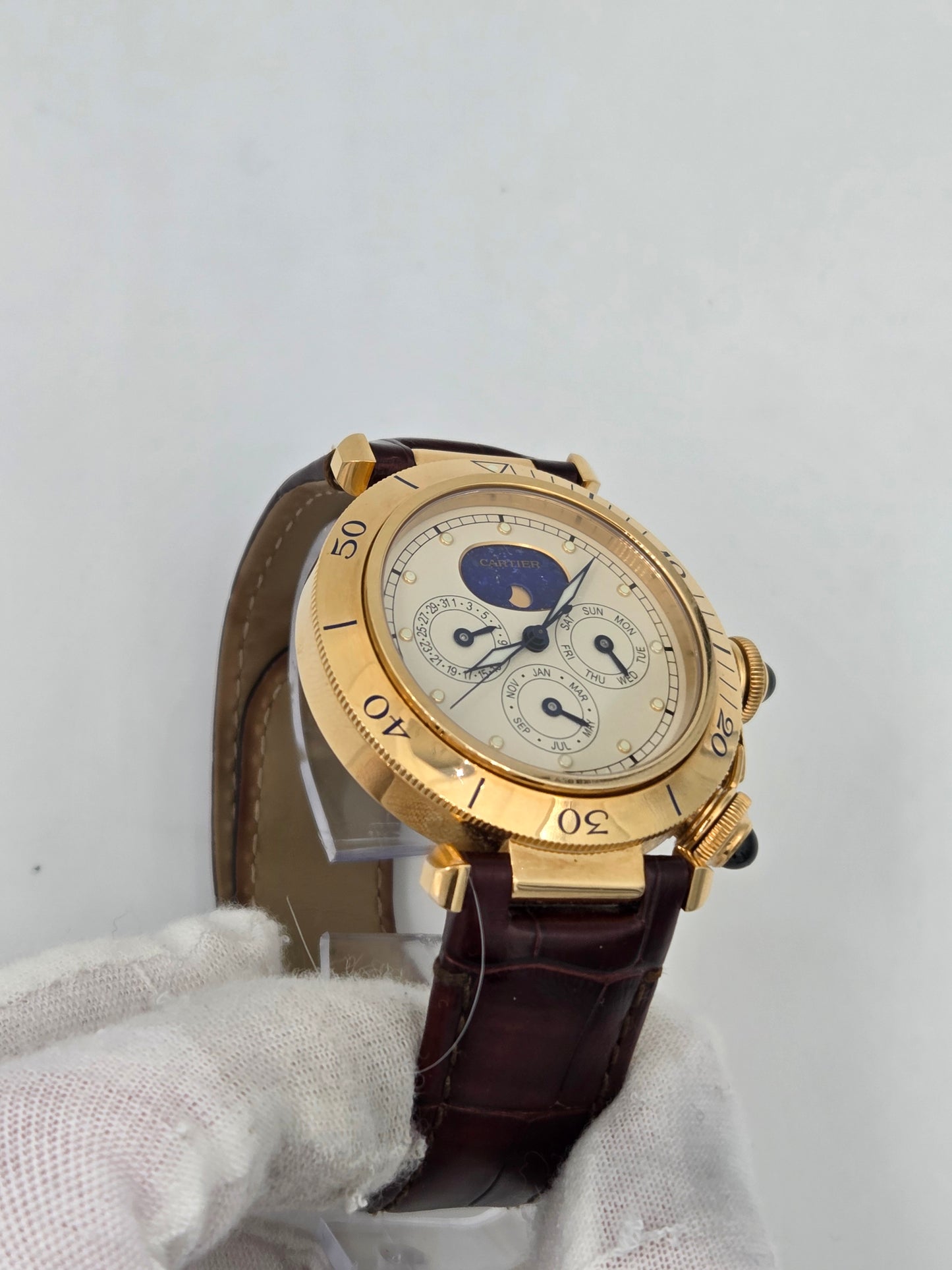 Cartier pasha limited to 100pieces triple calendar WGPA0022