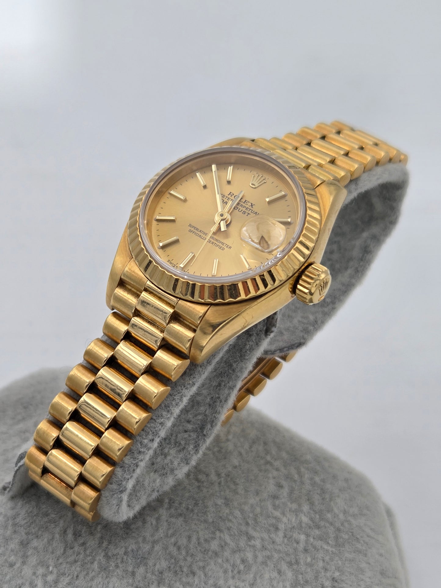 Rolex 69178 Datejust 18k gold president bracelet from 1988