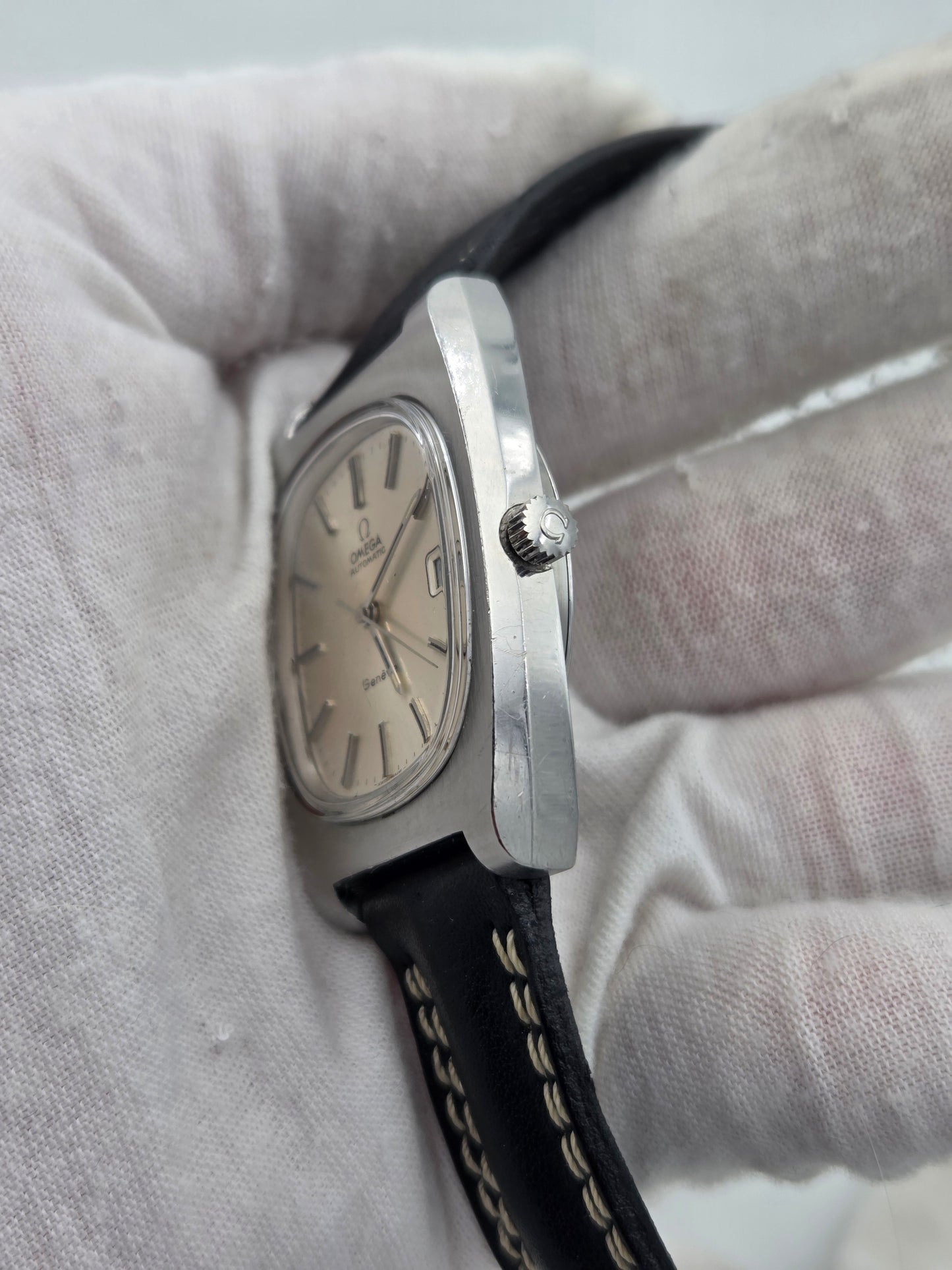 Omega Genève automatic TV ref 166.0190 quickset date