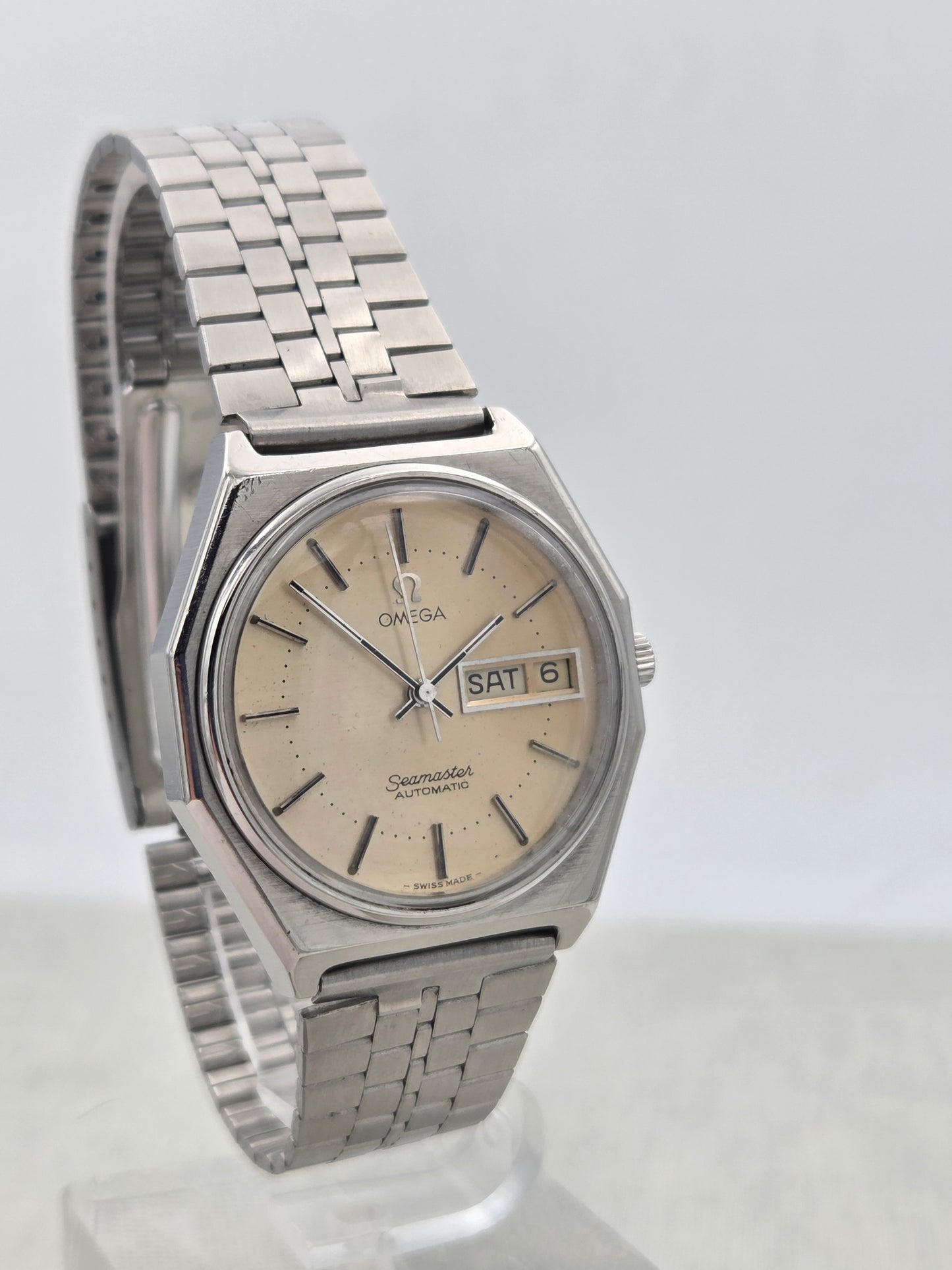 Omega seamaster rare octagonal day date automatic 36mm 166.0258