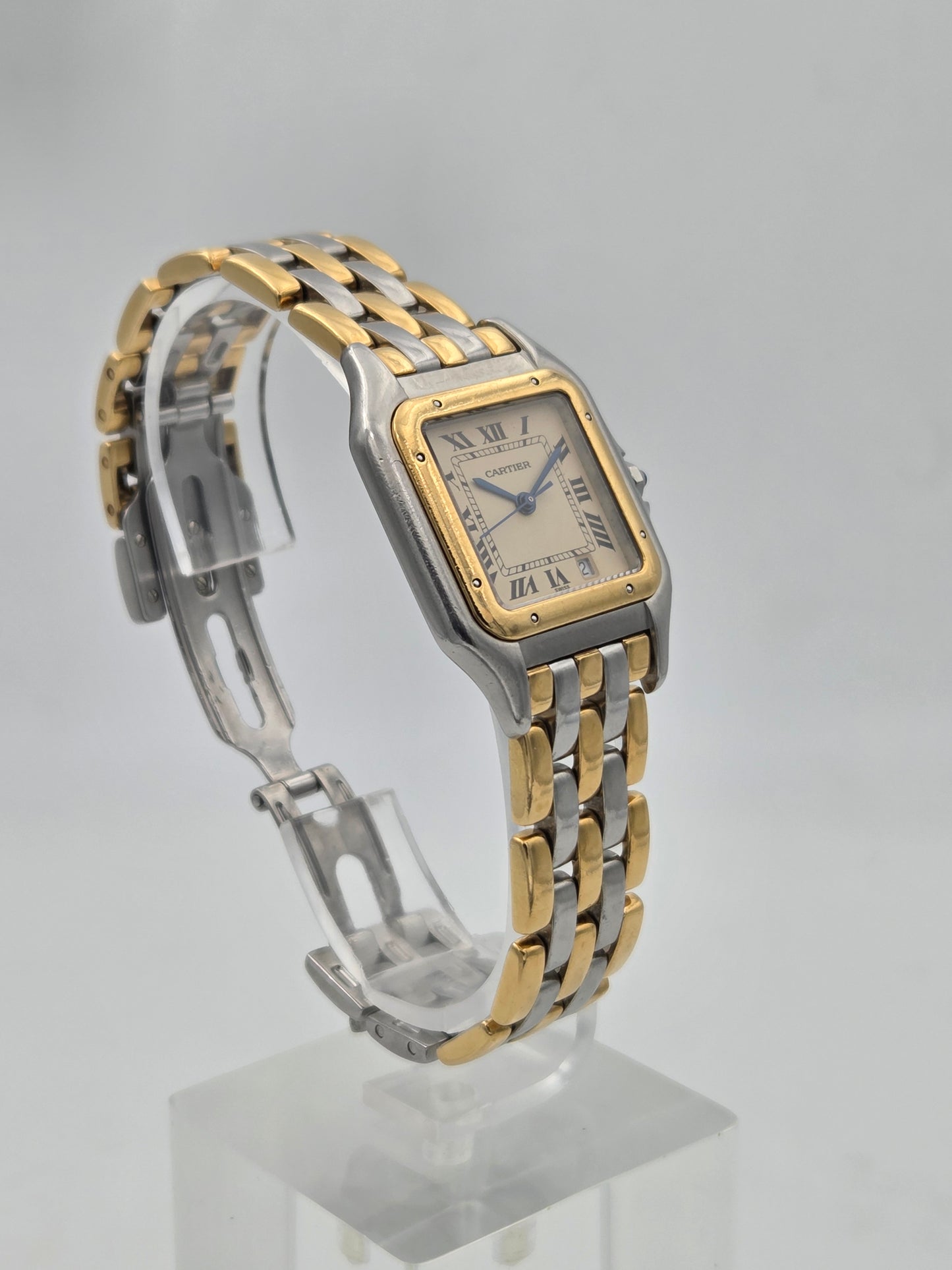 Cartier Panthère Medium 27mm, 3-Row Gold & Steel, Ref. 83949