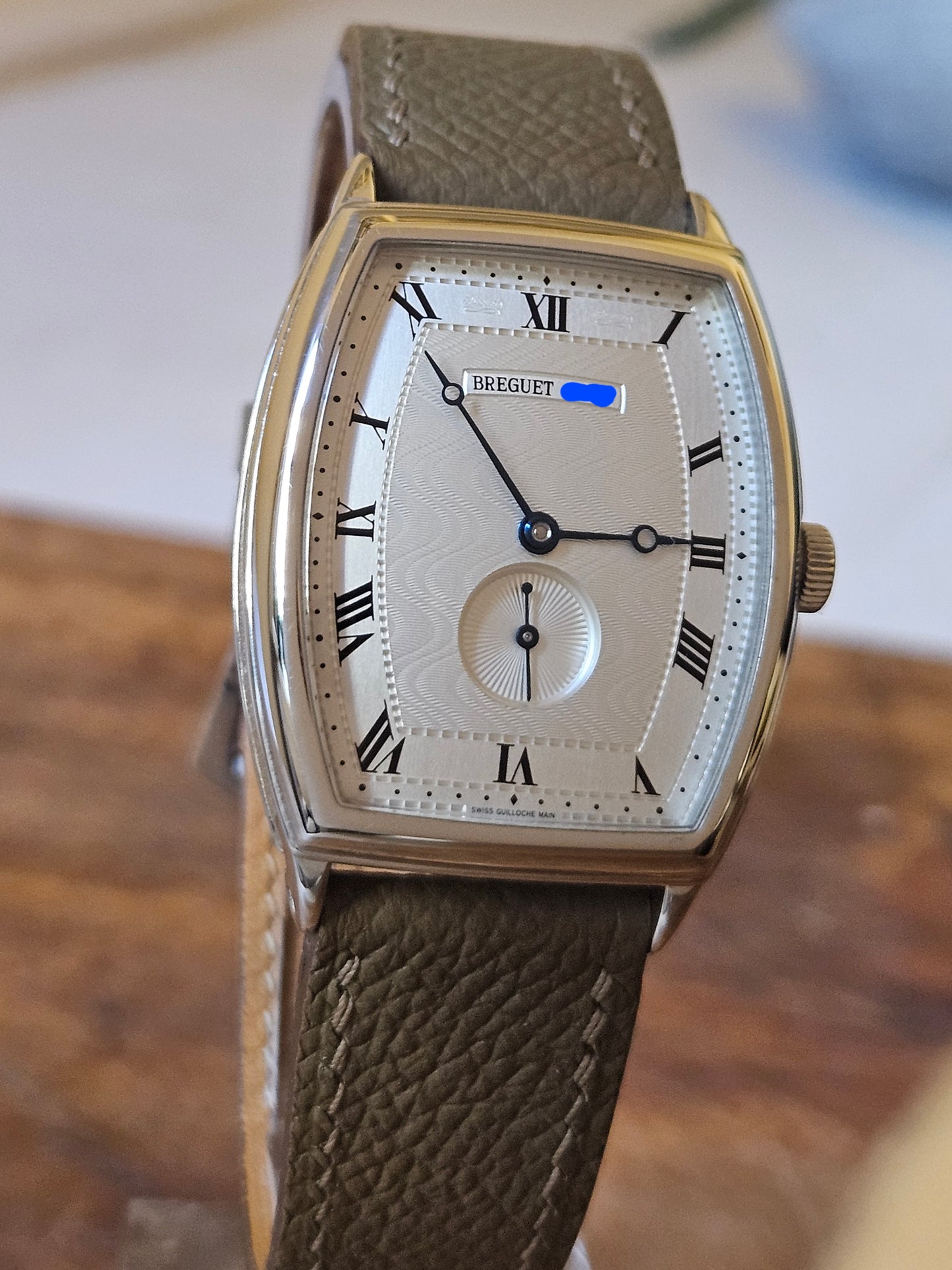 Breguet midsize tonneau cambre waterfall ref 3660bb white gold