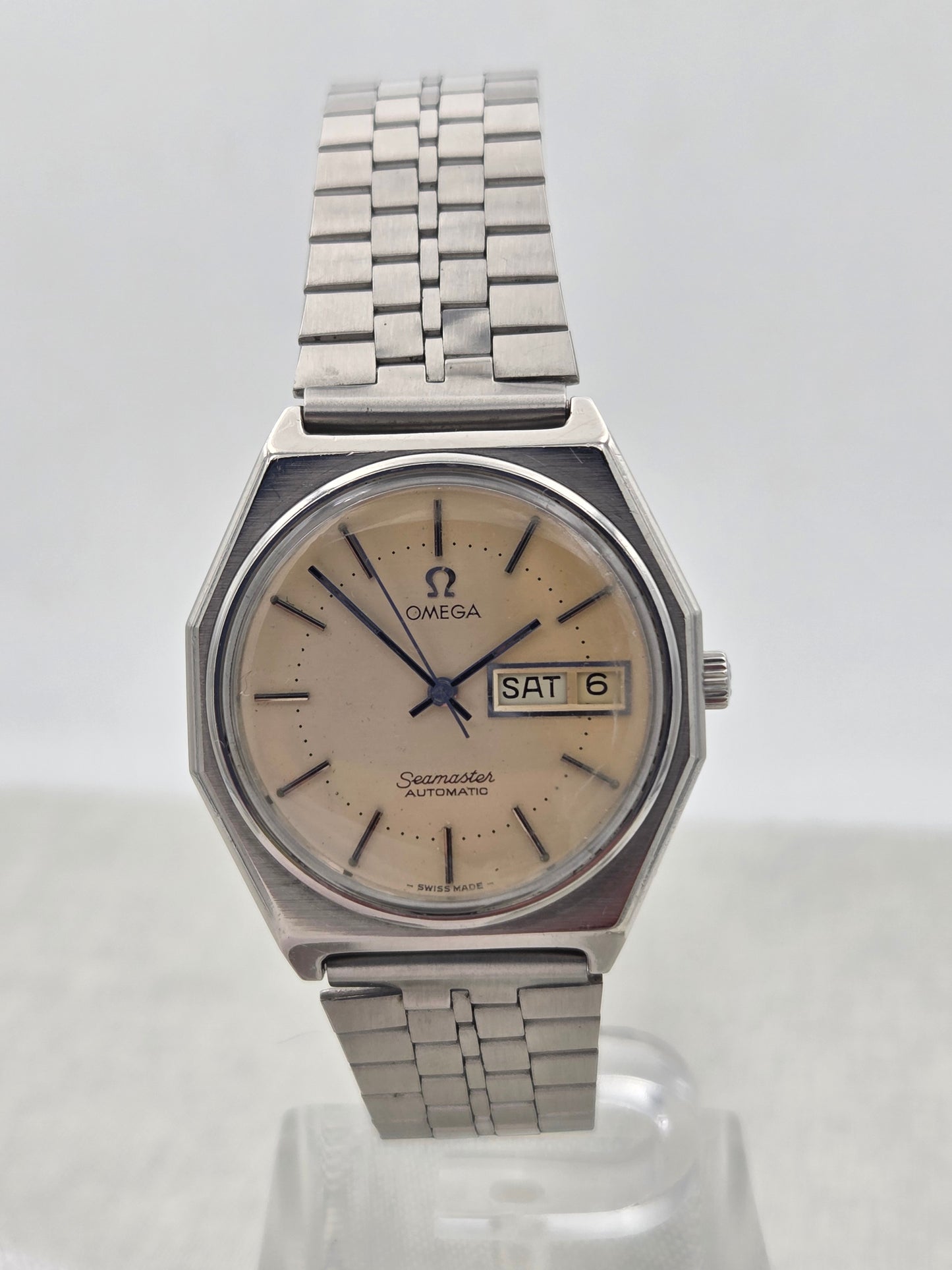 Omega seamaster rare octagonal day date automatic 36mm 166.0258