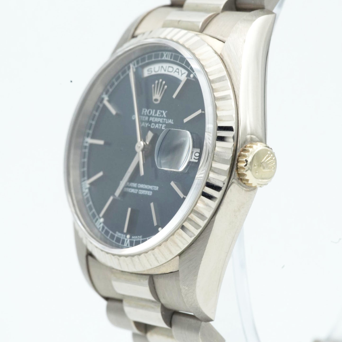 Rolex Day-Date 36mm Ref. 18239 - White Gold with Blue Dial