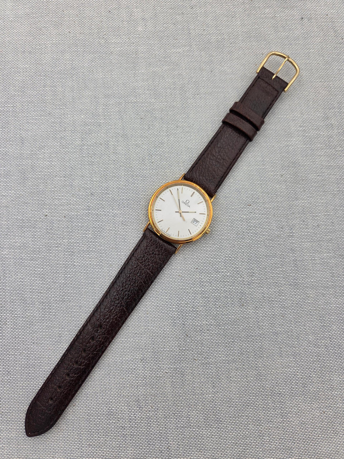 Omega Seamaster Jubilée 18k gold quartz (526)