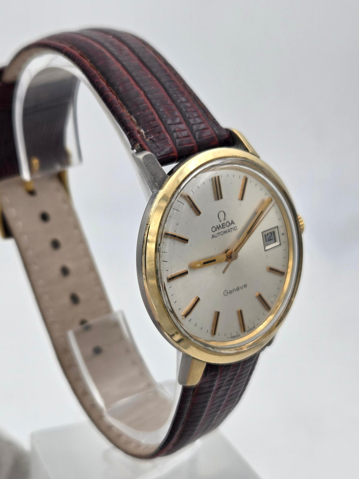 Omega Genève Genève automatic 37mm jumbo gold cap cal 1012 166.020