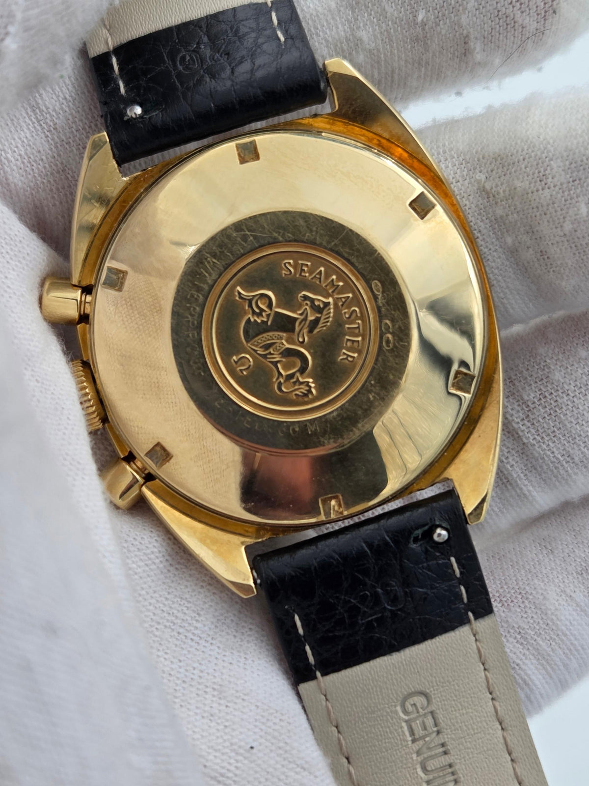 Omega Seamaster Chrono 18k gold serviced 2y warranty