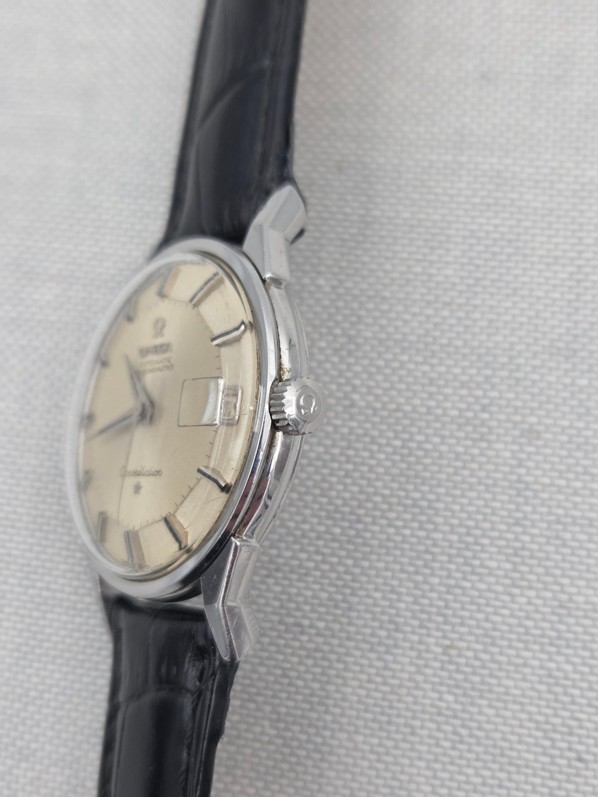 Omega Constellation Pie-pan piepan dogleg constellation genta like 168.005 (550)