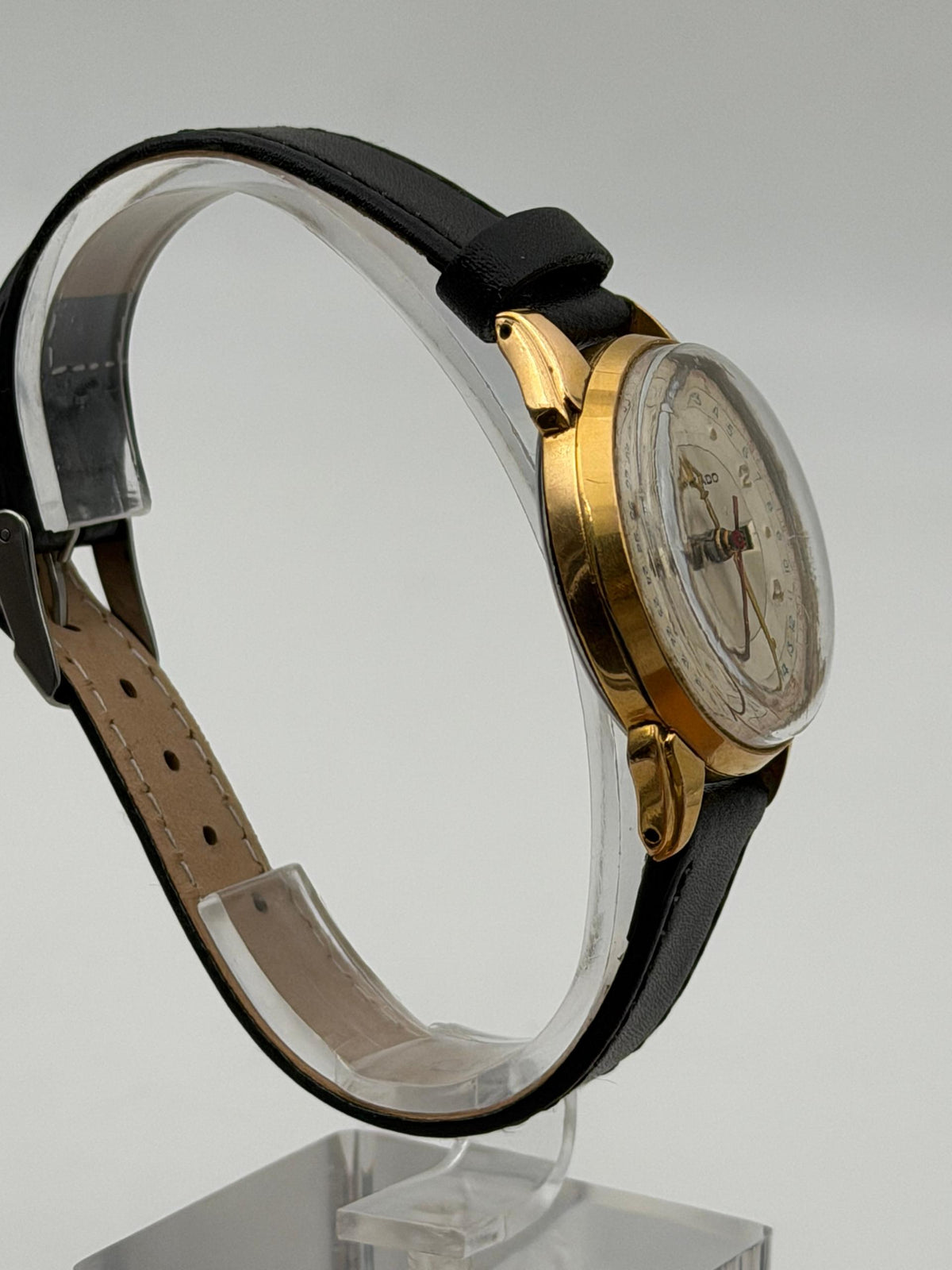 Movado Vintage Triple Calendar in gold and steel