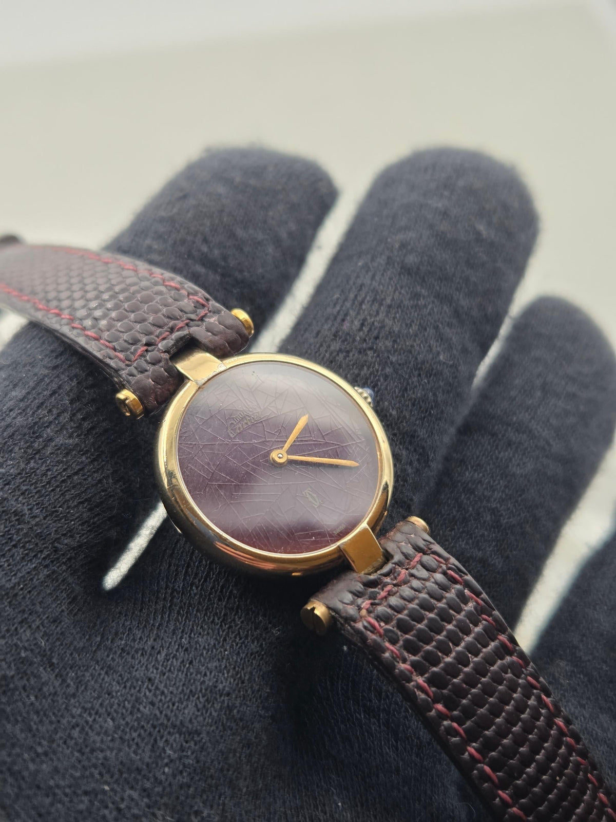 Cartier Vendome 1851 24mm must vermeil (483)