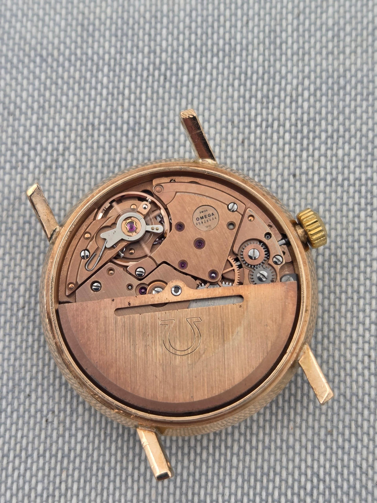 Omega Genève 18k gold , serviced, Genève automatic