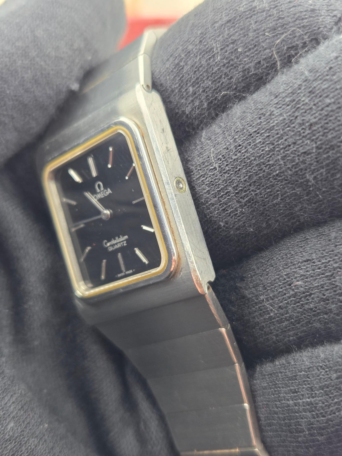 Omega Constellation Quartz integrated bracelet